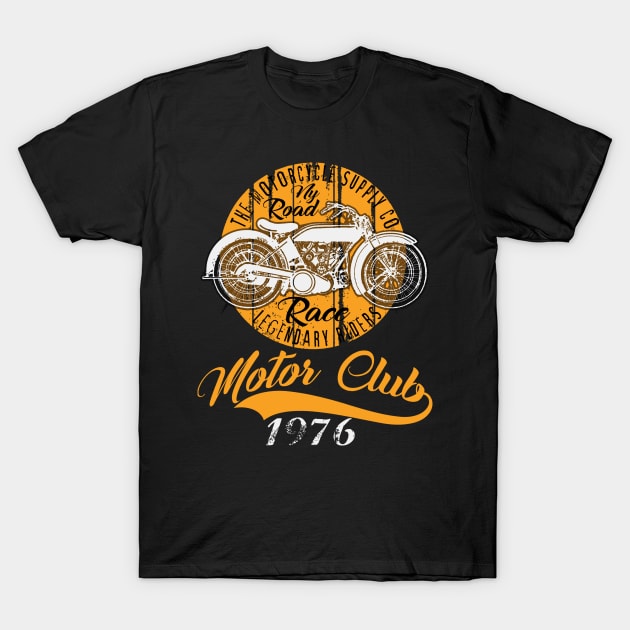 THE MOTORCYCLE SUPPLY co - MOTOR CLUB by ANIMOX T-Shirt by Animox